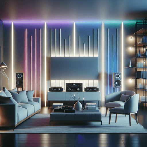 Desain Interior Modern: Bagaimana Menggunakan LED Strip untuk Menonjolkan Sistem Audio Anda